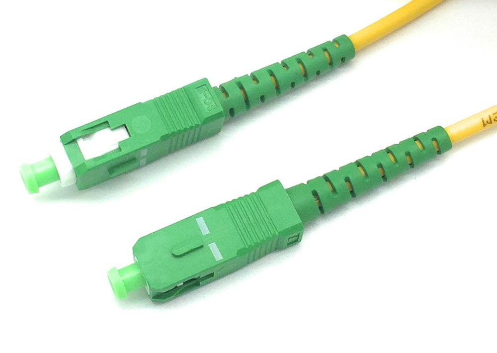 SC/APC to SC/APC Single Mode SIMPLEX 9/125um Optical Armoured Patch Cord Adss Fiber Optic Cable