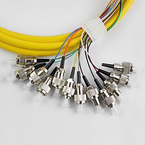 FC/UPC 12 Core Fiber Optic Patch Cord Cables