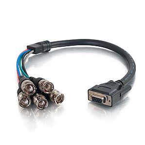VGA DB9 to BNC Cable 4 Male Connector