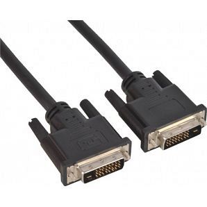 DVI(24+5) male to DVI(24+5) male cable for video