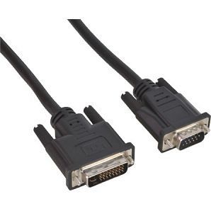DVI(24+1) male to SVGA male cable