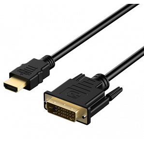 DVI(24+1) male to HDMI male cable