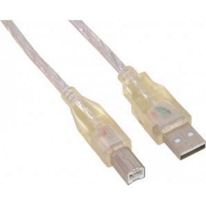 USB2.0 Type A male to B male transparent