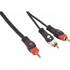 RCA to Audio cable male to male black color new type