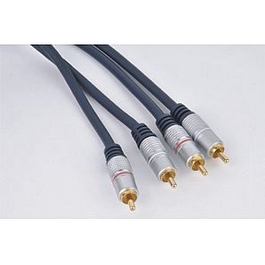 High Quality 2 RCA Male To Male Metal Plug