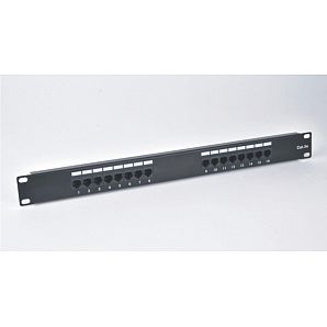 UTP Cat.5e Patch Panel, 16 port,Krone & 110 Dual IDC,19\"